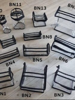 NECESERES TRANSPARENTES PVC BURLESQUE